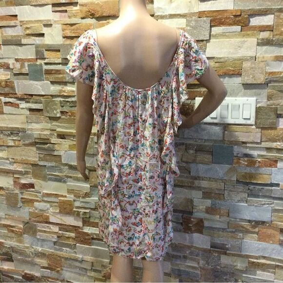 ZADIG & VOLTAIRE  Reens Butterfly Print Mini Dress - Picture 5 of 7